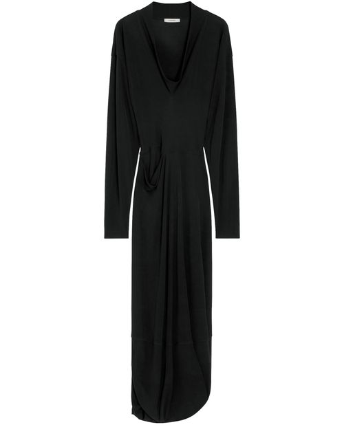 LEMAIRE Robe longue avec col en V