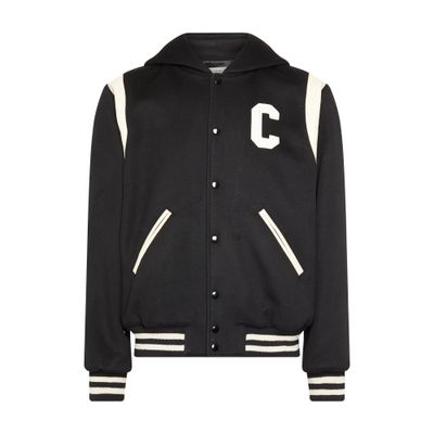 最終値下げ早い者勝ち24ss CELINE ベースボール テディジャケット