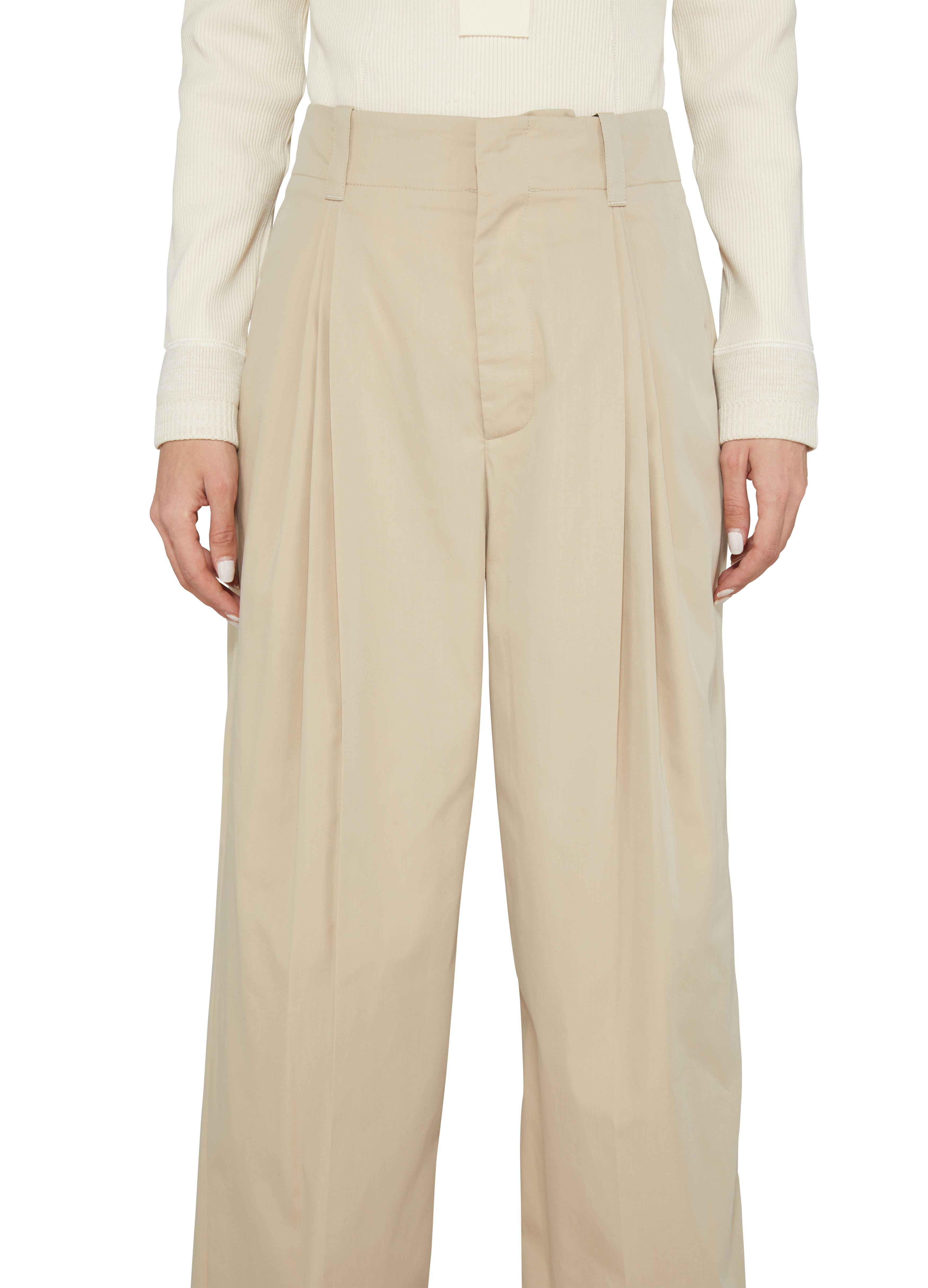 Cotton silk pants thumbnail 4