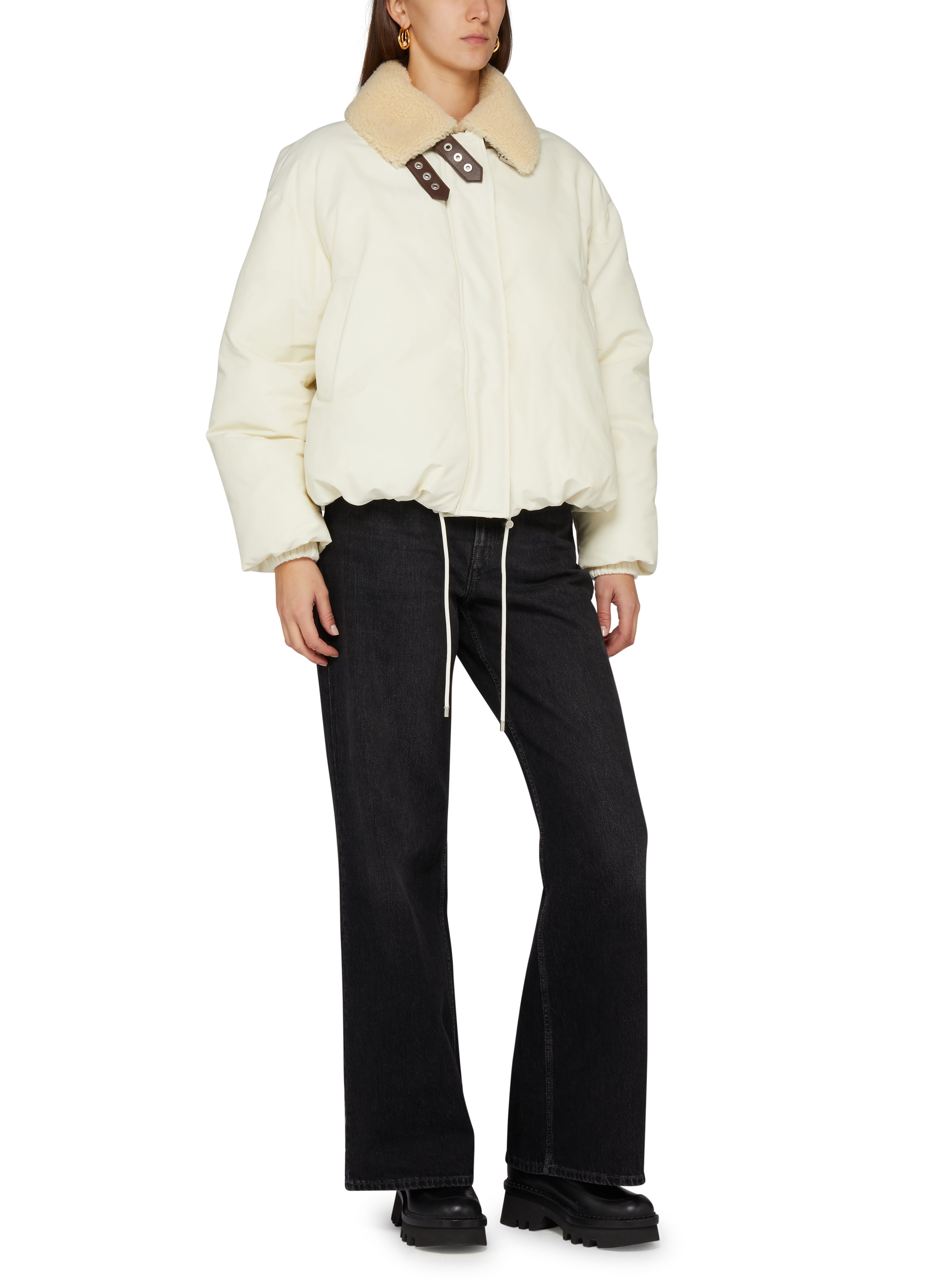 Technical cotton-blend down jacket thumbnail 6