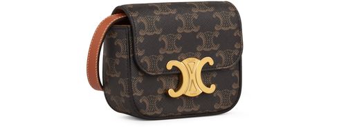 CELINE Mini Triomphe toile Triomphe et veau