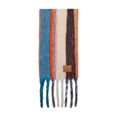 Loewe Scarf In Alpaca And Wool In Multi