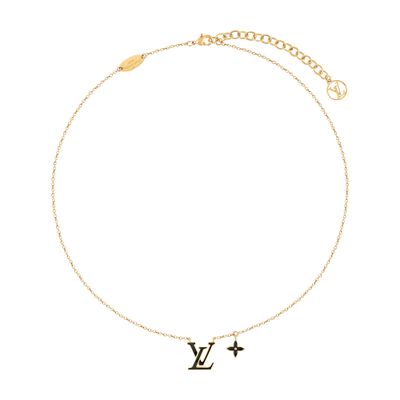Louis Vuitton Lv Iconic Enamel Necklace In Gold