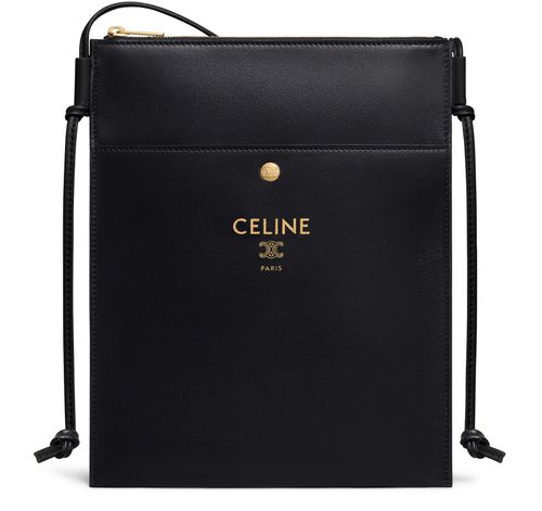 CELINE Sharp pouch in smooth lambskin