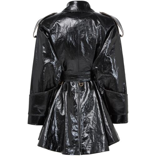 CHLOE Coated linen coat