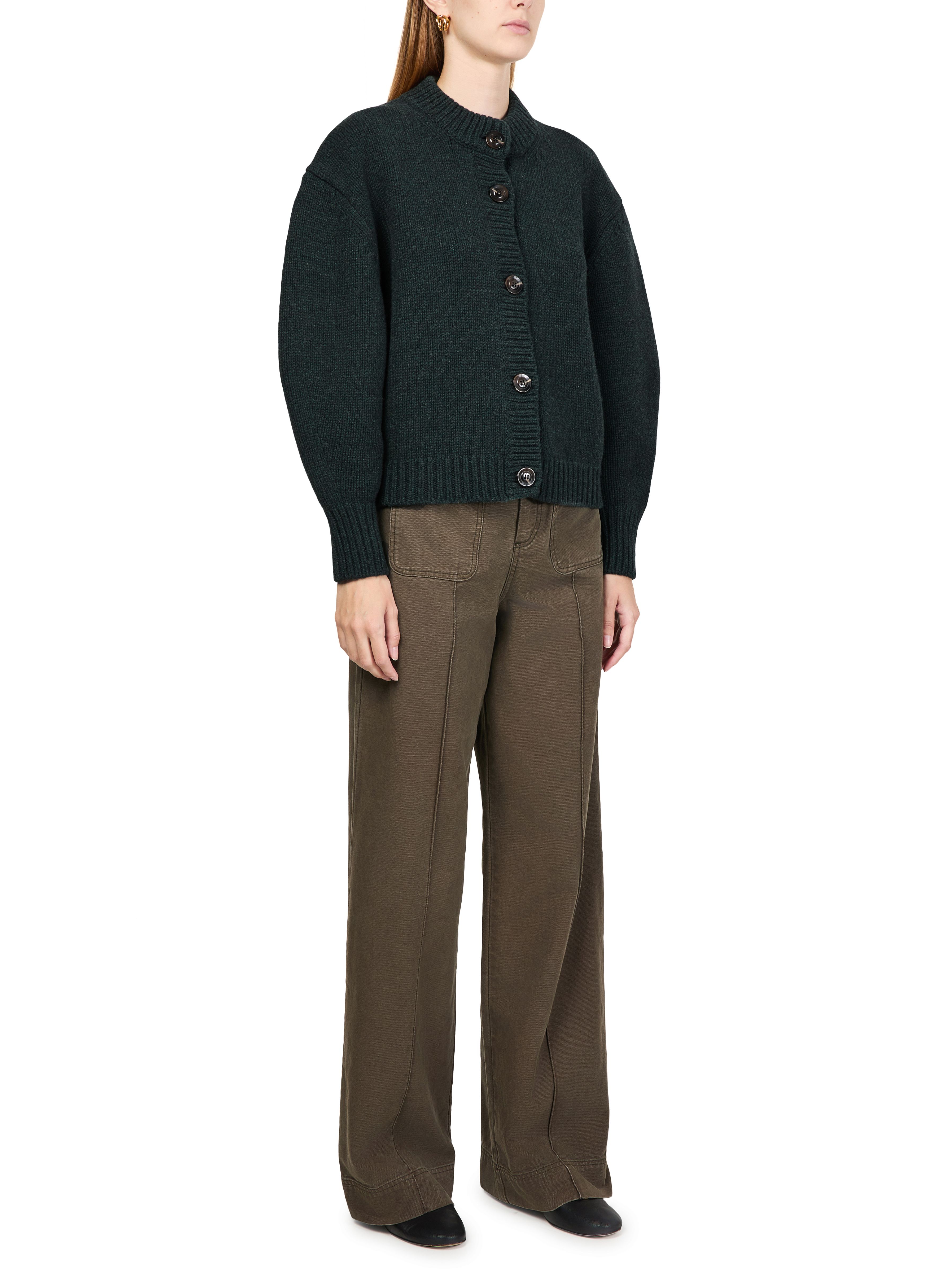Leonard wool cardigan thumbnail 6