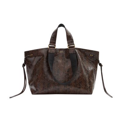 Isabel Marant Wardy Tote Bag In Brown