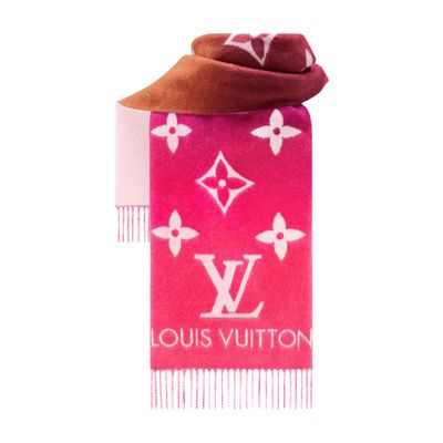 Louis Vuitton Reykjavik Gradient Scarf In Pink
