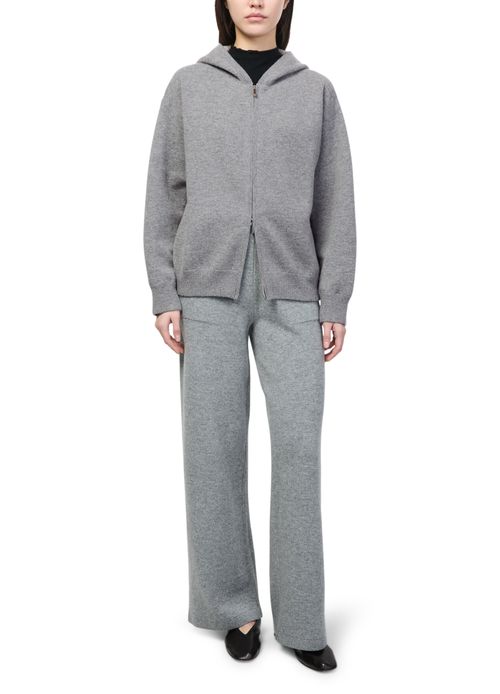 S MAX MARA Zippered cardigan with hood