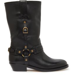 【ISABEL MARANT】 Duerto レザー アンクルブーツ ISABEL MARANT Duerto アンクルブーツ | ブラック | FARFETCH JP