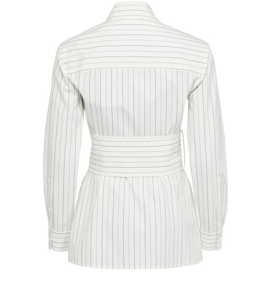 Belted cotton shirt - BURBERRY