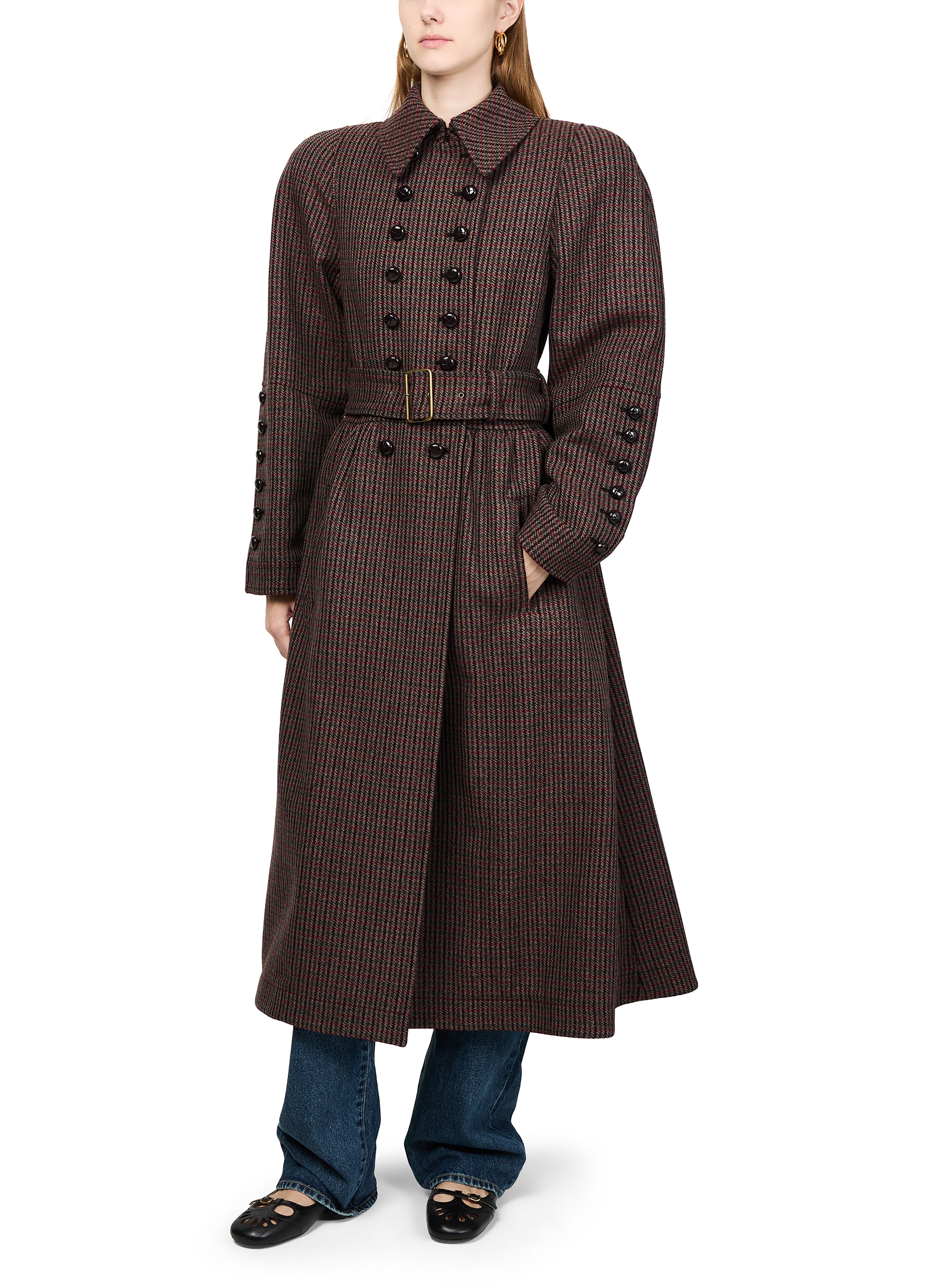 Belted coat thumbnail 6