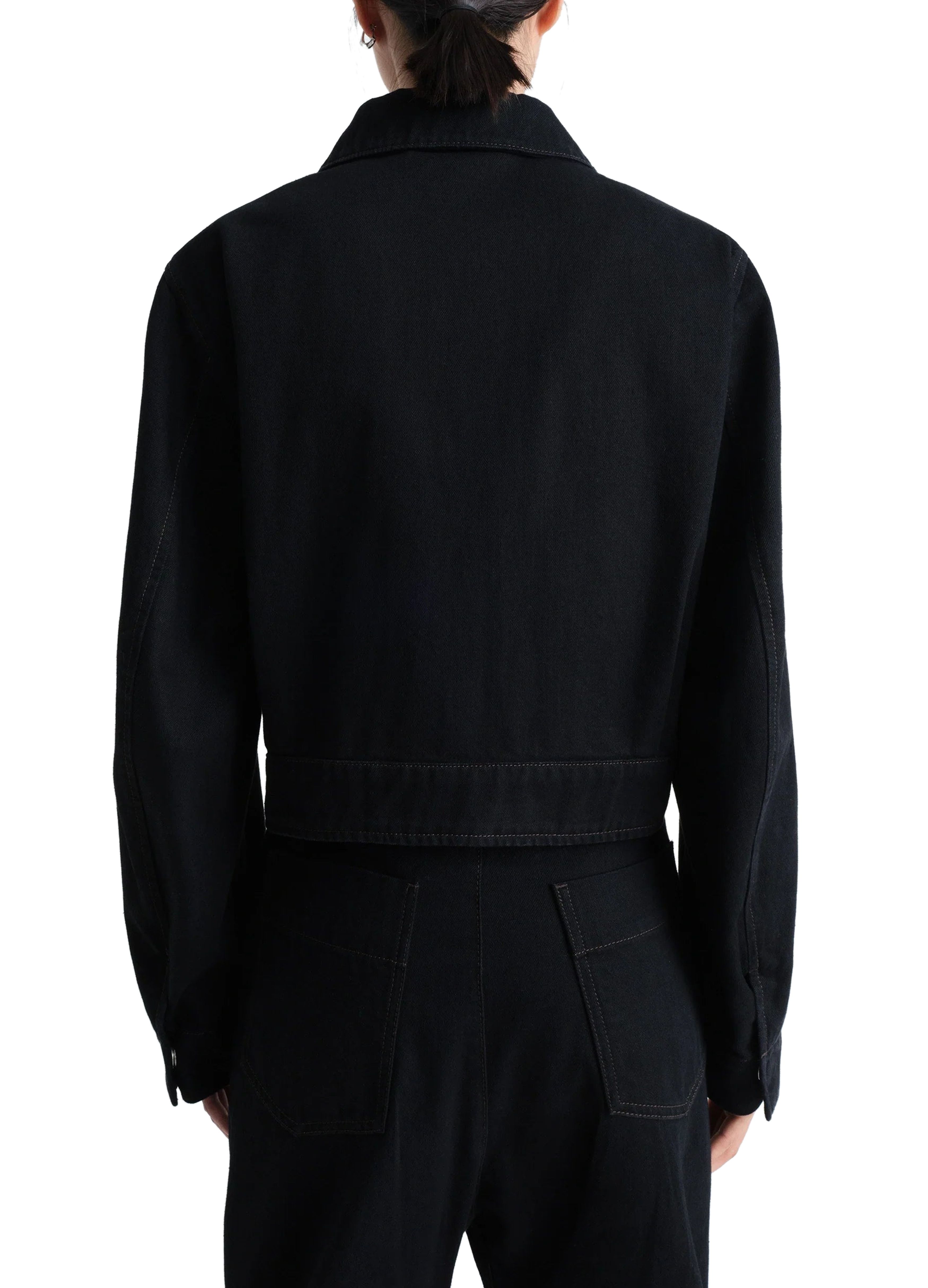 Two pocket cropped jacket thumbnail 4
