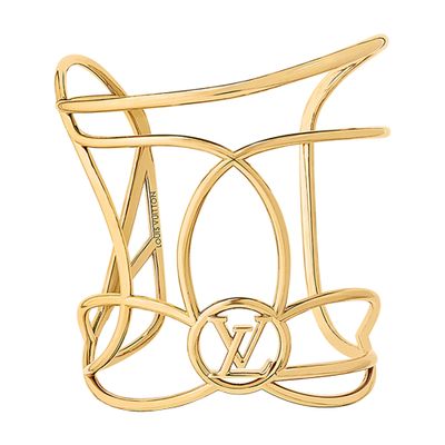 Louis Vuitton Lv Filigram Bracelet In Gold