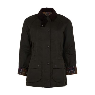 Barbour Beadnell Wax Classic Jacket In Black