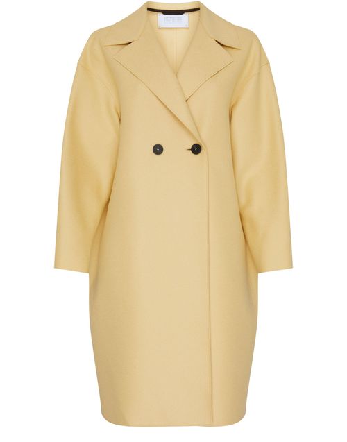 HARRIS WHARF LONDON Manteau en laine pressée