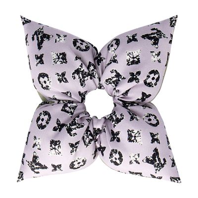 Louis Vuitton Fleur Pique Scrunchy In Blue