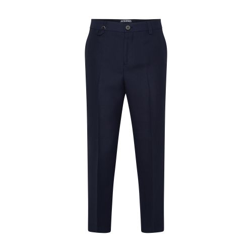 Shop Jacquemus The Cabri Pants In Dark_navy