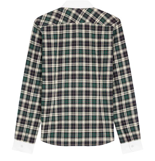 CELINE Mia shirt in tartan cotton