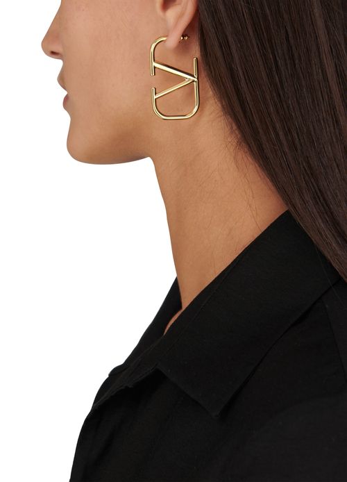 VALENTINO GARAVANI  V Logo earrings