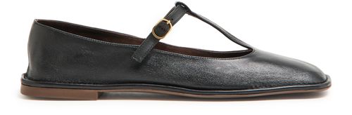 THE ROW Square T-strap ballerinas