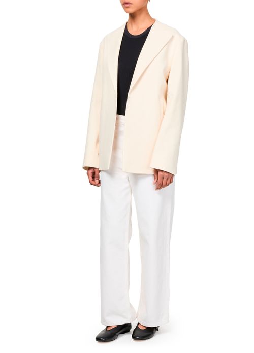 LOULOU DE SAISON Rocco reverse lapel jacket