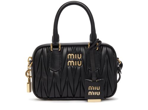 MIU MIU Arcadie matelassé nappa leather bag