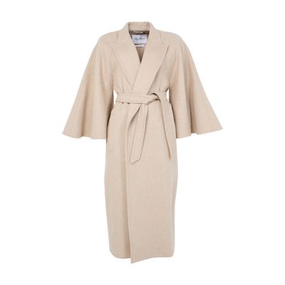 Max Mara Gange Long Coat In Brown
