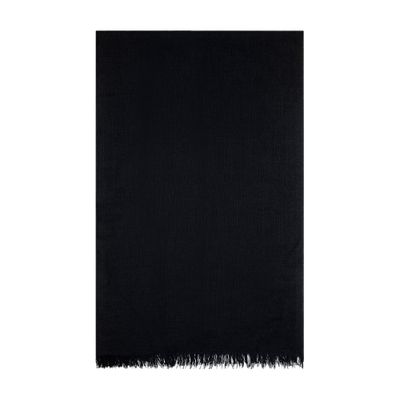 Brunello Cucinelli Cashmere And Silk Scarf In Black