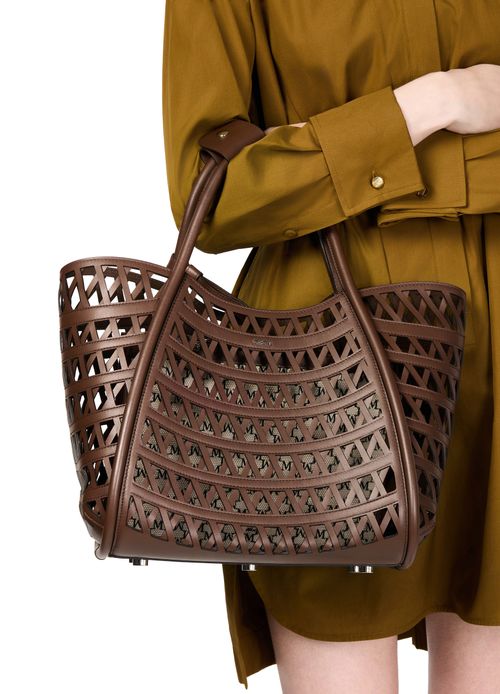 MAX MARA Marine S weave bag