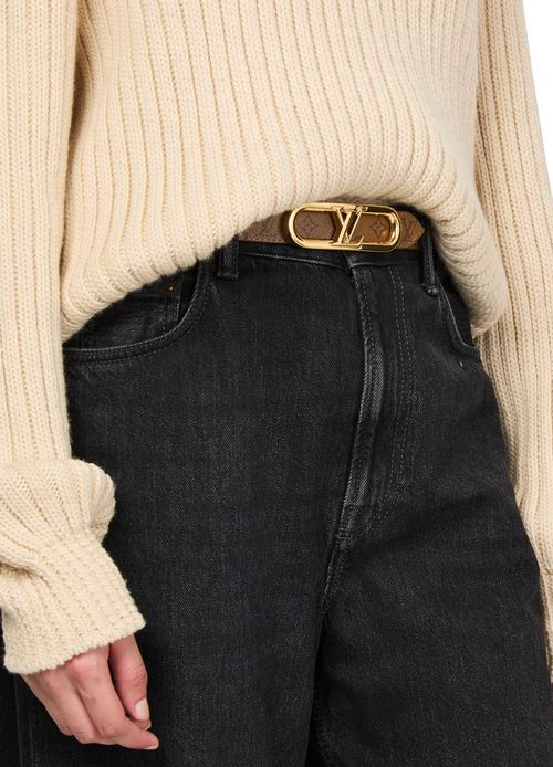 LOUIS VUITTON My LV Chain 25mm Reversible Belt