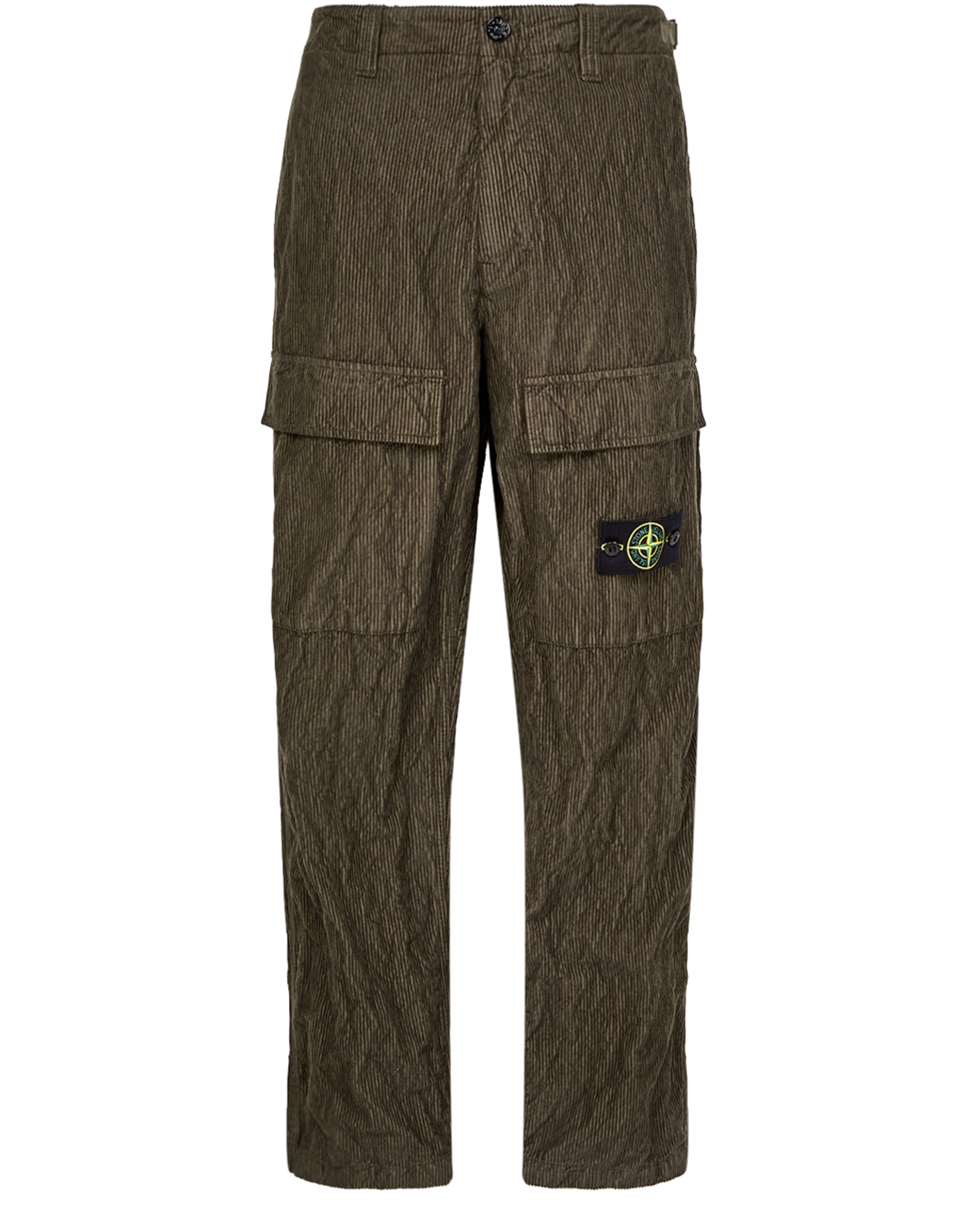 Cargo pants with patched logo