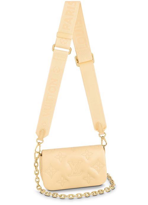 LOUIS VUITTON Wallet on Strap Bubblegram 
