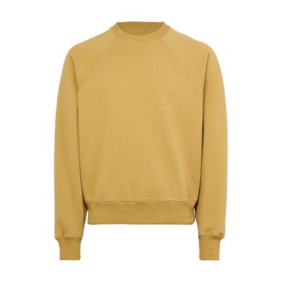 Ami Alexandre Mattiussi Ami De Coeur Sweatshirt In Brown