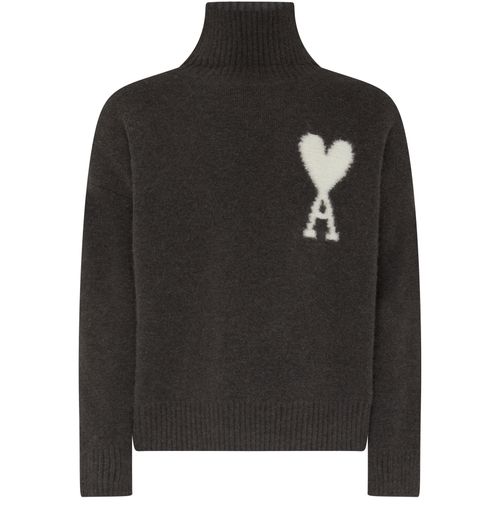 AMI PARIS Ami de Cœur turtleneck sweater
