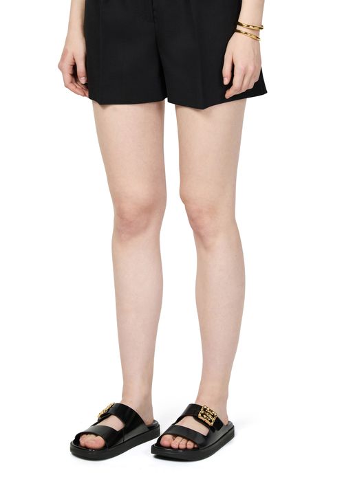 GIVENCHY 4G Liquid flat leather mules