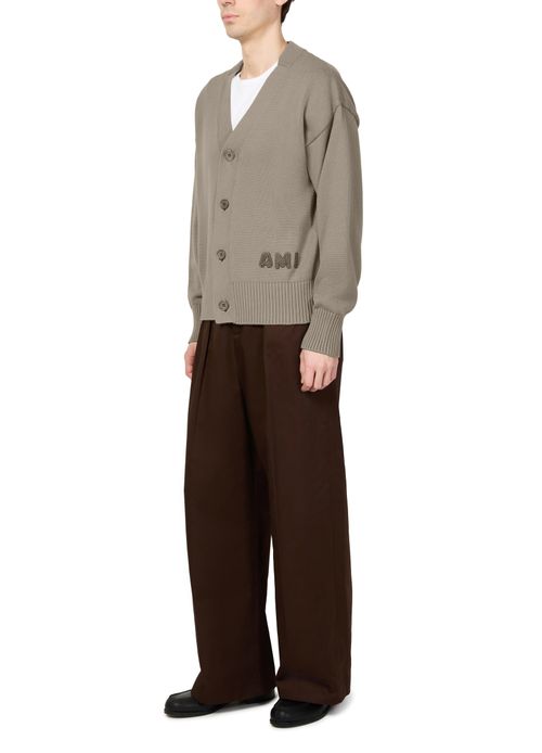 AMI PARIS Ami embroidered cardigan