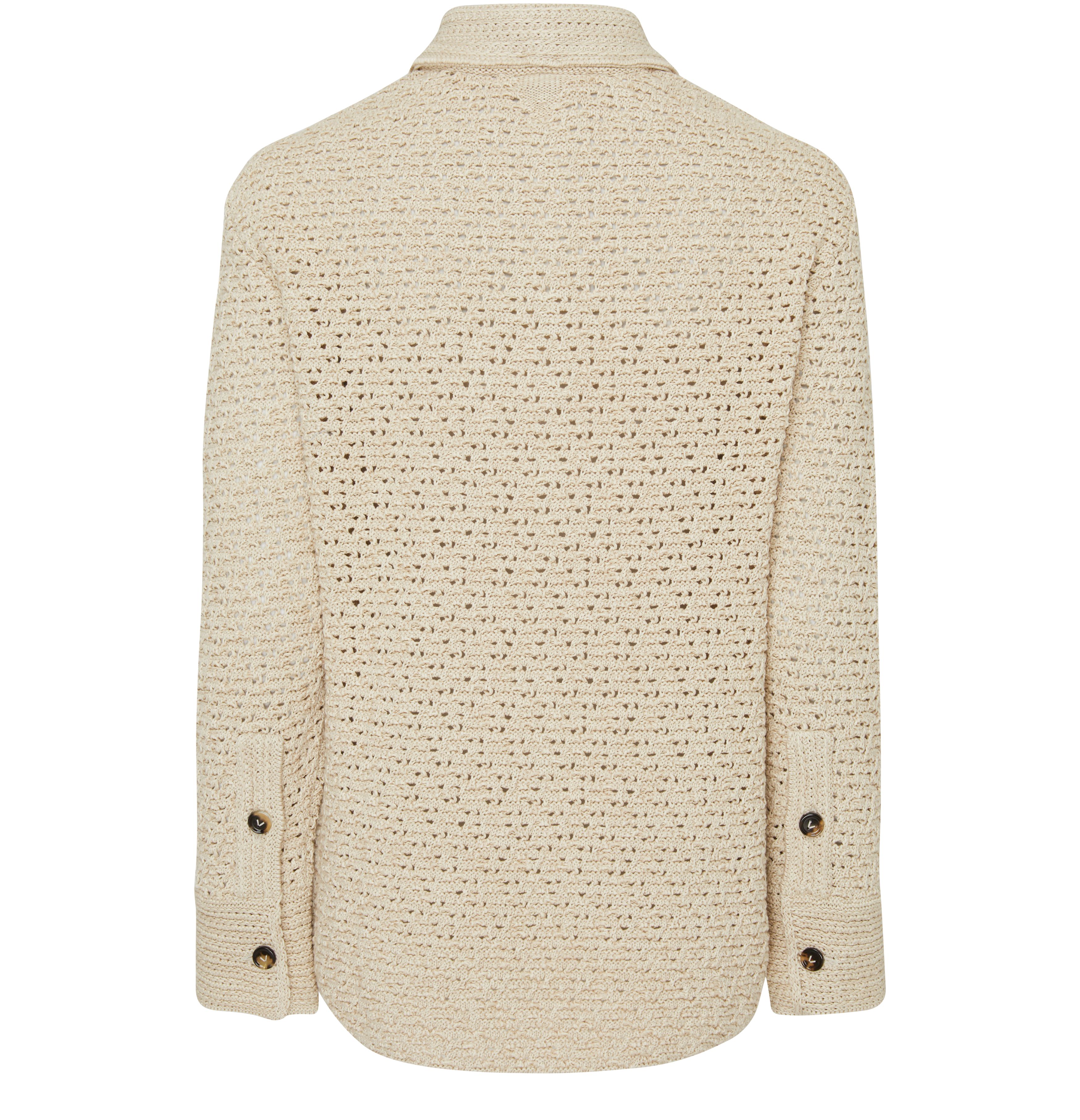 Cotton crochet shirt thumbnail 3