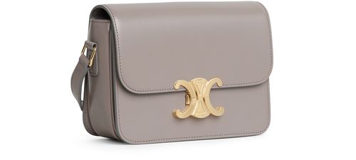 CELINE Teen Triomphe bag in shiny calfskin