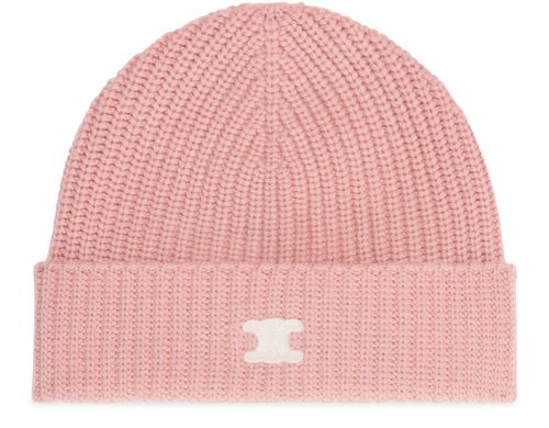 CELINE Triomphe cap in heritage cashmere