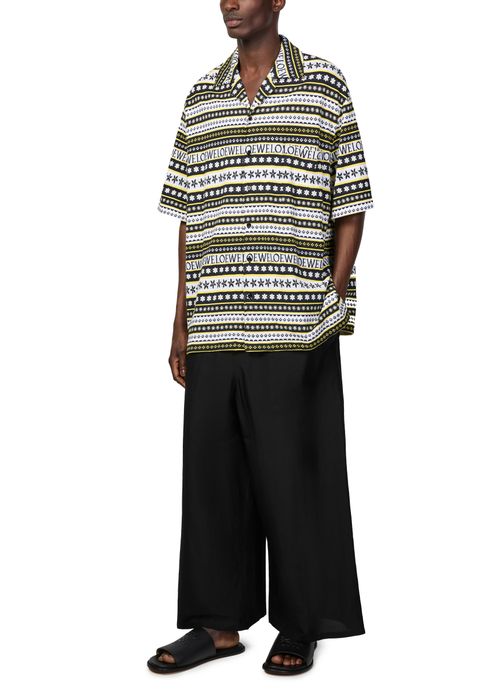 LOEWE Short-sleeved cotton shirt