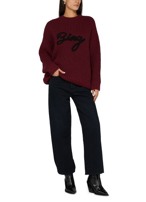 ANINE BING Sydney sweater signature zinfandel