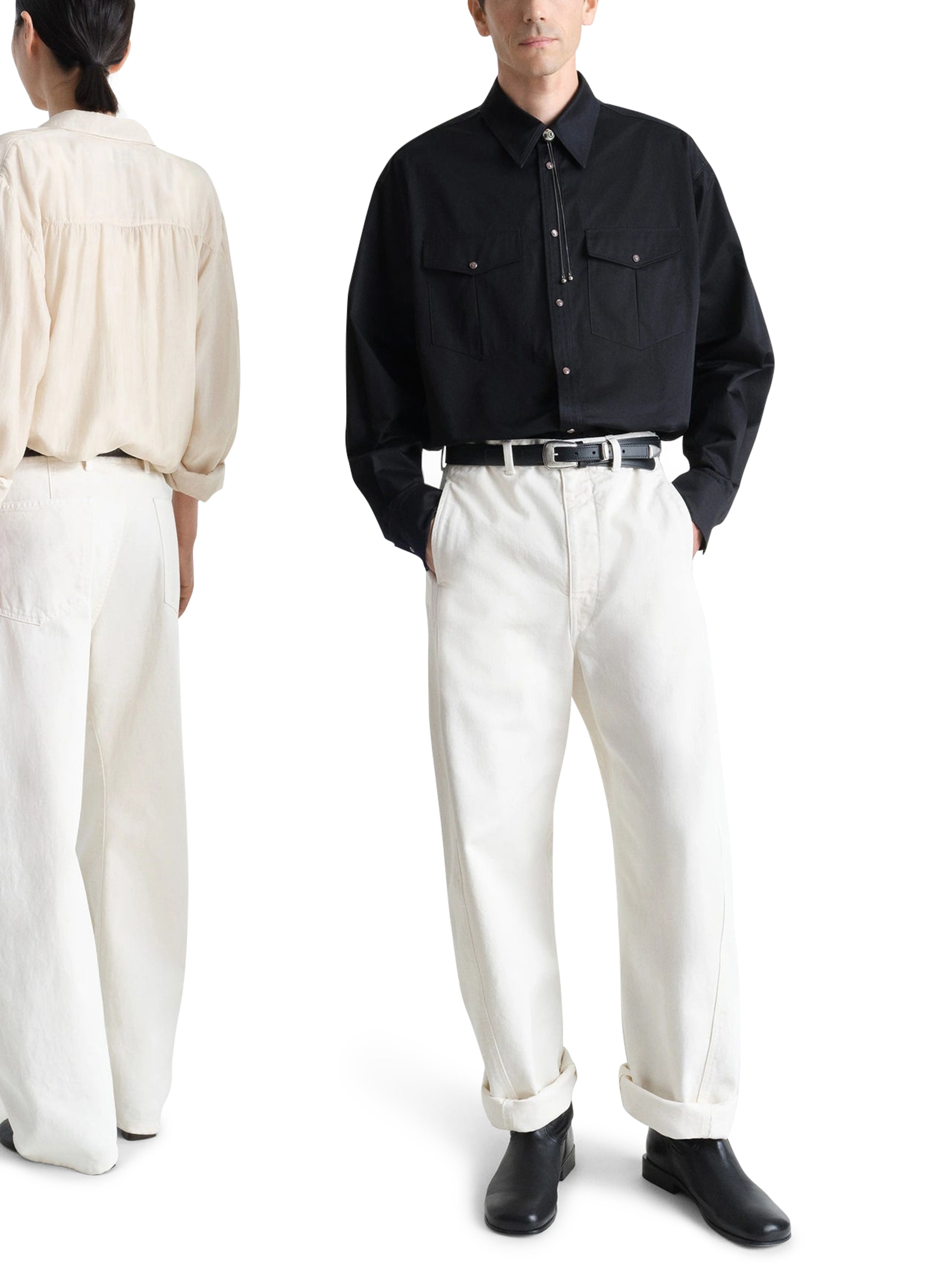 Twisted belted pants thumbnail 5