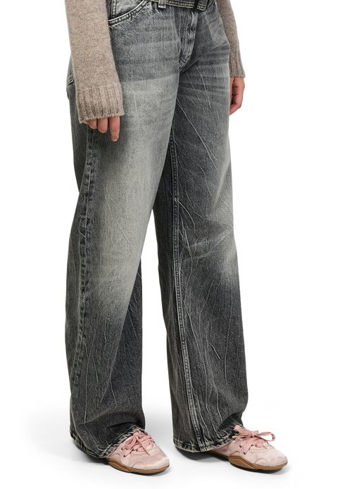 ACNE STUDIOS Lace-up satin shoes