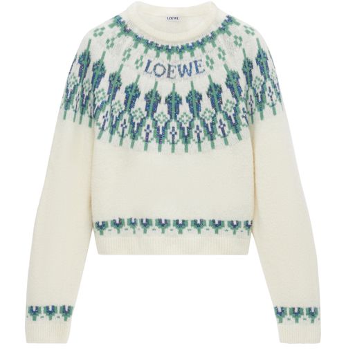 LOEWE Round-neck wool blend sweater