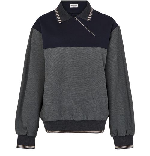 MIU MIU Zip-up sweatshirt