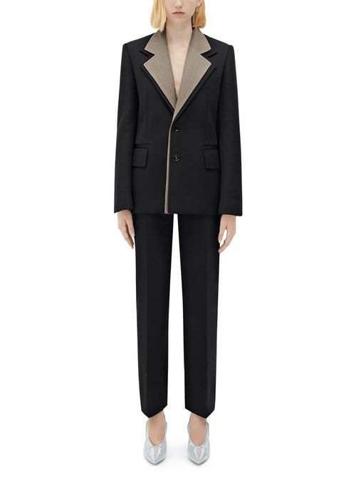 BOTTEGA VENETA Slim-fit wool suit jacket