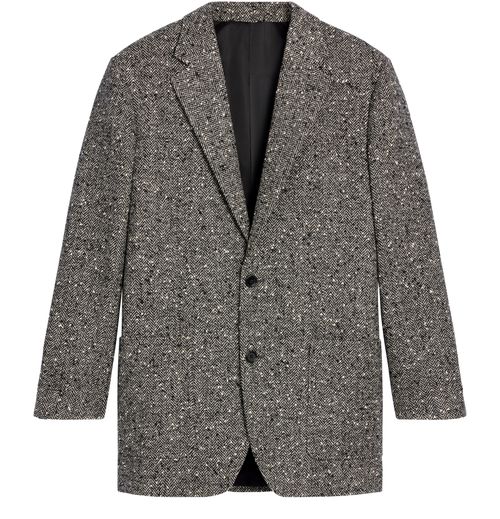 CELINE Garçon jacket in herringbone wool natté