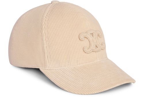 CELINE Triomphe baseball cap in corduroy
