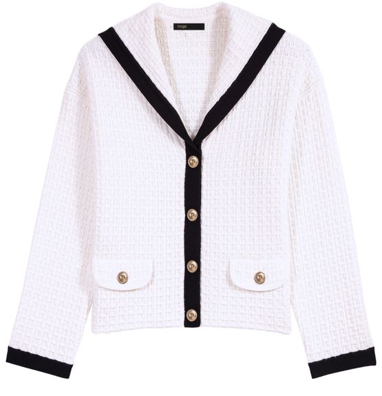 Maje クロップド カーディガン